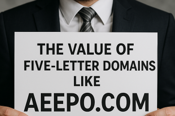 The Value of Five-Letter Domains Like AEEPO.com