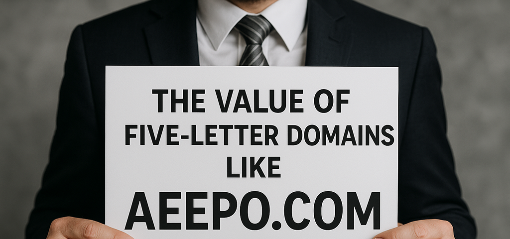The Value of Five-Letter Domains Like AEEPO.com