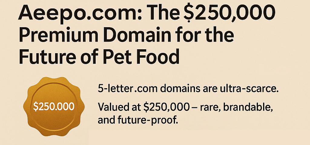 Featured image: Why aeepo.com is worth $250,000.00